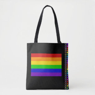 Regenbogen-Flagge STOLZ LGBT Tasche