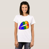 REGENBOGEN-FLAGGE T-Shirt (Vorne ganz)