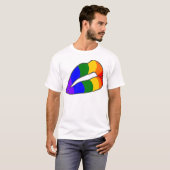 REGENBOGEN-FLAGGE T-Shirt (Vorne ganz)