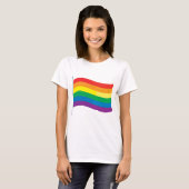 Regenbogen-Flagge T-Shirt (Vorne ganz)
