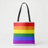 Regenbogen Flagge Tasche (Vorderseite)