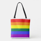 Regenbogen Flagge Tasche (Rückseite)