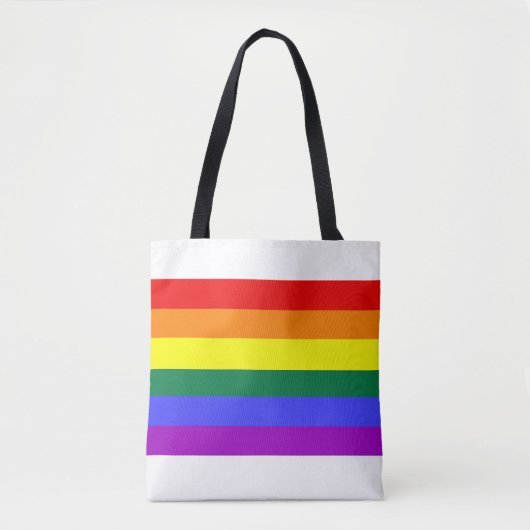 Regenbogen Flagge Tasche (Vorderseite)
