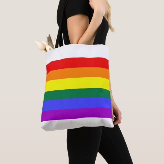 Regenbogen Flagge Tasche (Von Nahem)