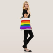 Regenbogen Flagge Tasche (Am Model)