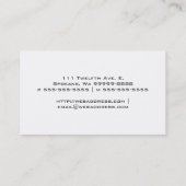 Regenbogen-Flagge Texturblick Visitenkarte (Rückseite)