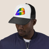 REGENBOGEN-FLAGGE TRUCKERKAPPE (Beispiel)