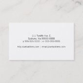 Regenbogen-Flagge Visitenkarte (Rückseite)