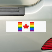 Regenbogen-Flagge von Kanada Autoaufkleber (Auf Auto)