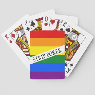 REGENBOGEN-FLAGGEN-FARBEN + Ihre Ideen Spielkarten