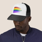 Regenbogen-Flaggen-Fernlastfahrer-Hüte Truckerkappe (Beispiel)