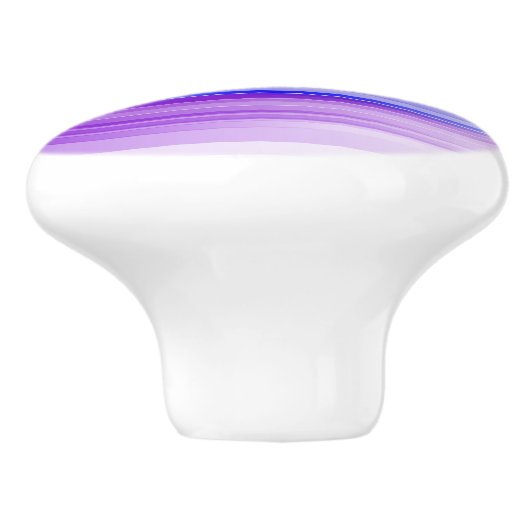 Regenbogen-Flaggen-Keramik-Griffe Keramikknauf (Seitenansicht)