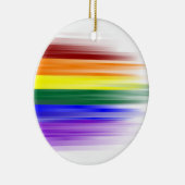Regenbogen-Flaggen-Keramik-Verzierungen Keramik Ornament (Rechts)
