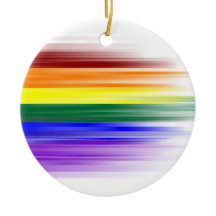 Regenbogen-Flaggen-Keramik-Verzierungen