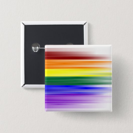 Regenbogen-Flaggen-Knöpfe Button (Vorne & Hinten)