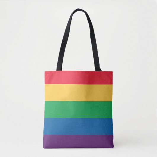 Regenbogen-Flaggen-Taschen-Tasche Tasche (Vorderseite)