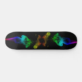 Regenbogen-Flamme Skateboard (Horizontal)