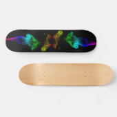 Regenbogen-Flamme Skateboard (Horizontal)