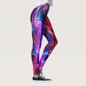 Regenbogen-Flammen-Leggings Leggings (Rechts)