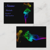 Regenbogen-Flammen-Visitenkarte Visitenkarte (Vorne/Hinten)