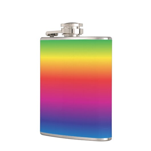 Regenbogen-Flasche Flachmann (Links)
