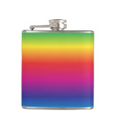 Regenbogen-Flasche Flachmann (Vorderseite)