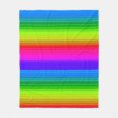 Regenbogen Fleecedecke (Vorderseite)