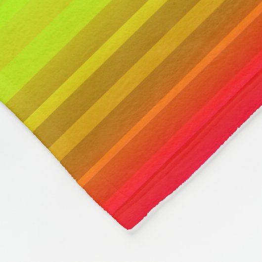 Regenbogen Fleecedecke (Ecke)