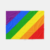 REGENBOGEN FLEECEDECKE (Vorderseite (Horizontal))