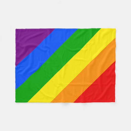 REGENBOGEN FLEECEDECKE (Vorderseite (Horizontal))