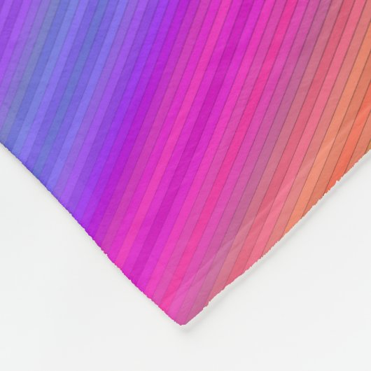 Regenbogen Fleecedecke (Ecke)