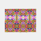 Regenbogen Fleecedecke (Vorderseite (Horizontal))