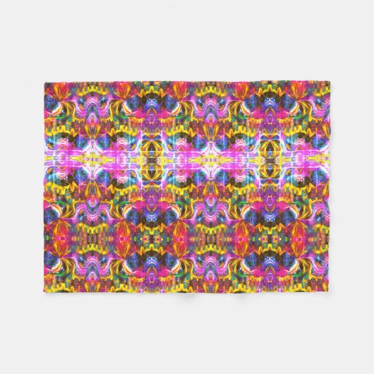 Regenbogen Fleecedecke (Vorderseite (Horizontal))