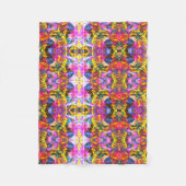 Regenbogen Fleecedecke (Vorderseite)