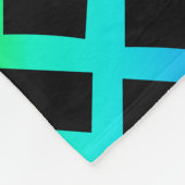 Regenbogen Fleecedecke (Ecke)