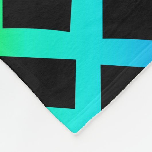 Regenbogen Fleecedecke (Ecke)