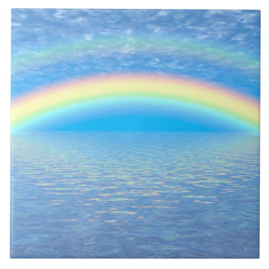 Regenbogen Fliese (Vorderseite)