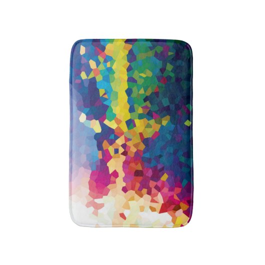 Regenbogen-Fliese Badematte (Vorderseite Vertikal)