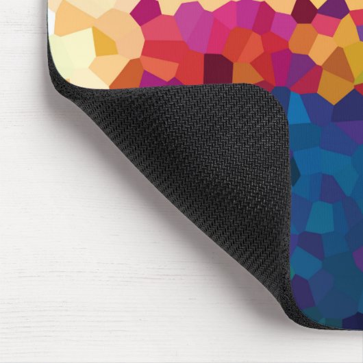 Regenbogen-Fliese Mousepad (Ecke)