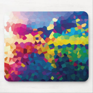 Regenbogen-Fliese Mousepad