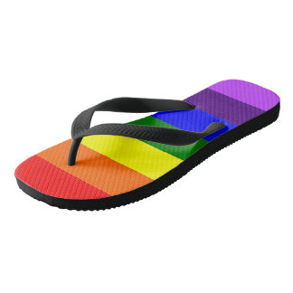 Regenbogen-Flip-Flops Badesandalen