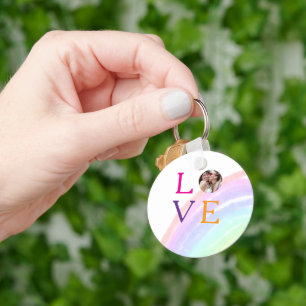 REGENBOGEN-FOTO-BRIEF-STOLZ LGBTQ GESCHENKE INDIVI SCHLÜSSELANHÄNGER