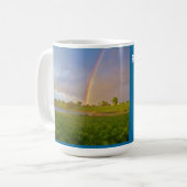 Regenbogen-Foto-Tasse Kaffeetasse (Vorderseite Links)