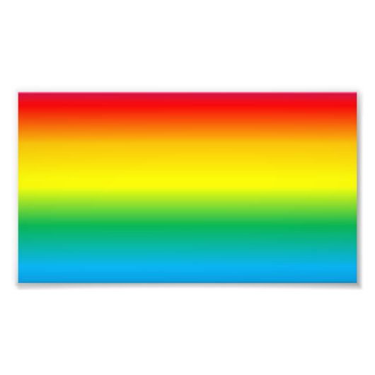Regenbogen Fotodruck (Vorne)