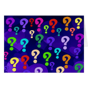 Regenbogen-Fragezeichen