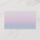 Regenbogen-Fragezeichen Visitenkarte (Rückseite)