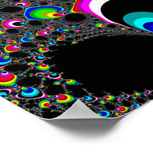 Regenbogen - Fraktal Poster (Ecke)