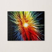 Regenbogen-Fraktal Puzzle (Horizontal)