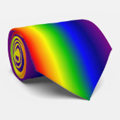 Regenbogen-Frau-Krawatte Krawatte (Gerollt)
