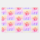 Regenbogen Freundin Geschenkpapier Set (Vorderseite 3)
